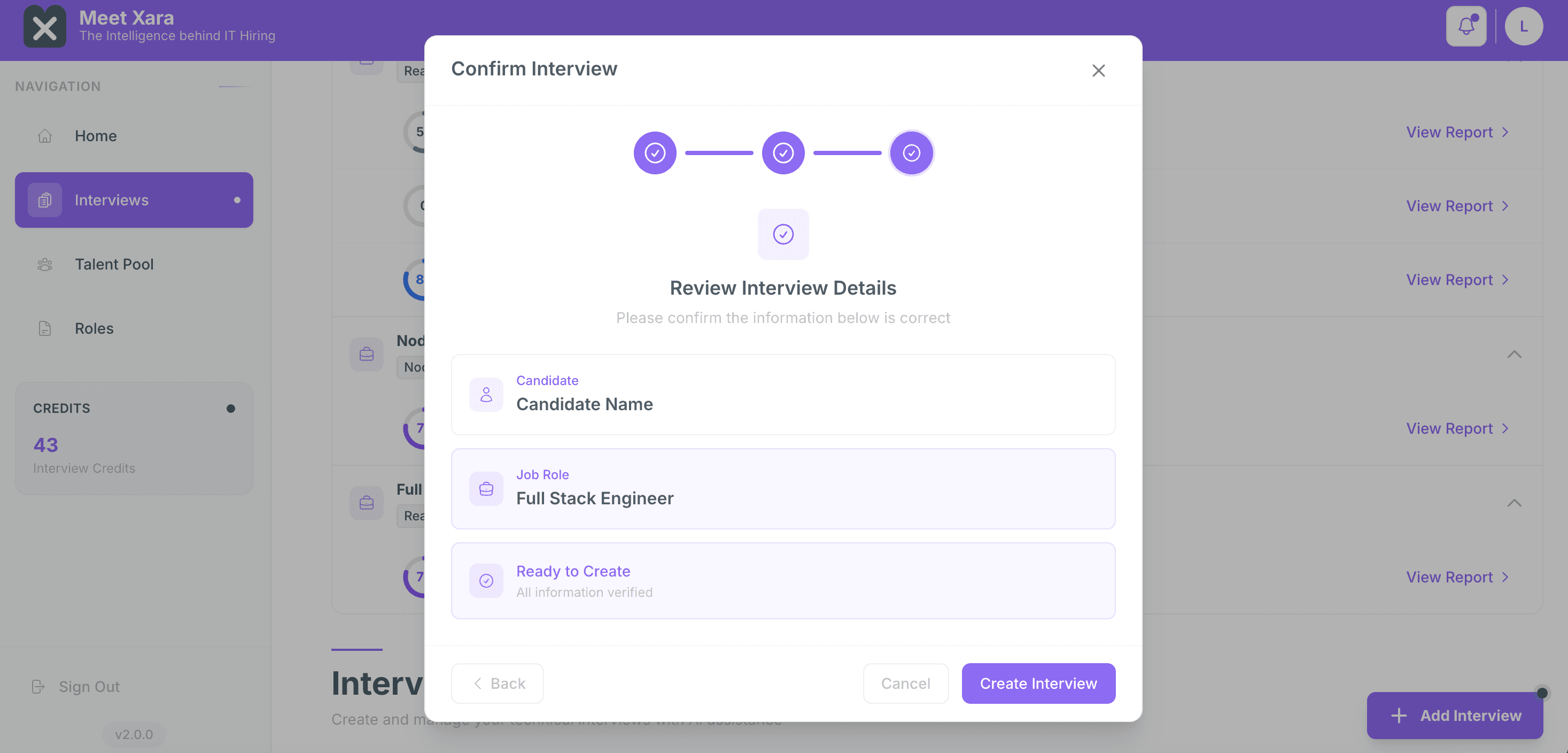 Candidate Invitation